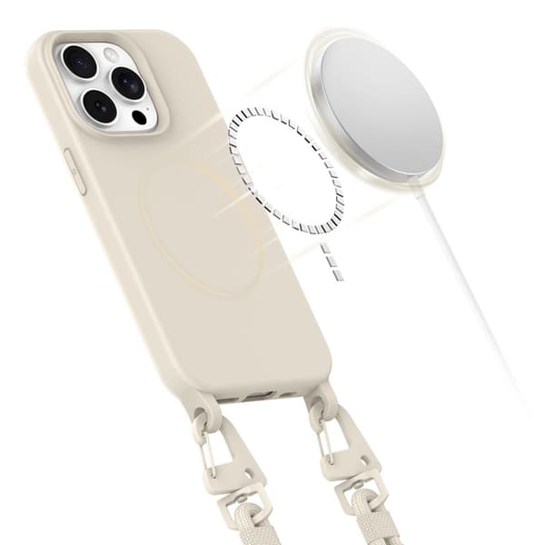 Tech-Protect iPhone 15 Pro Mobilhalsband Skal Magsafe Magnecklace