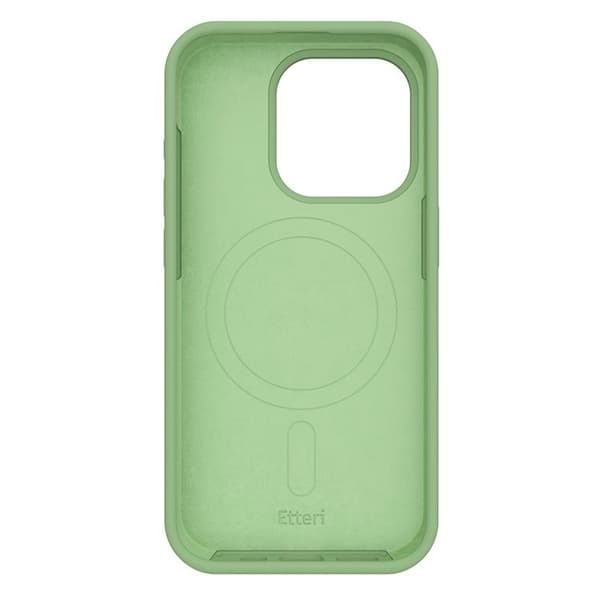 Etteri iPhone 12/12 Pro Mobilskal MagSafe Silikon - Ljusgrön