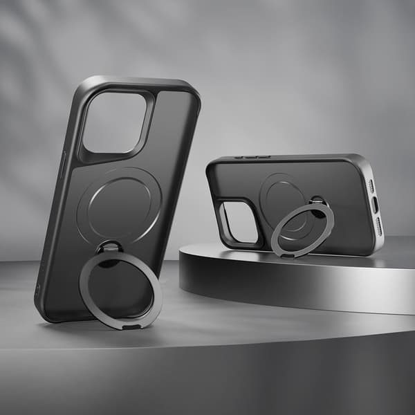 Etteri iPhone 15 Pro Max Mobilskal MagSafe Matt Ring - Svart