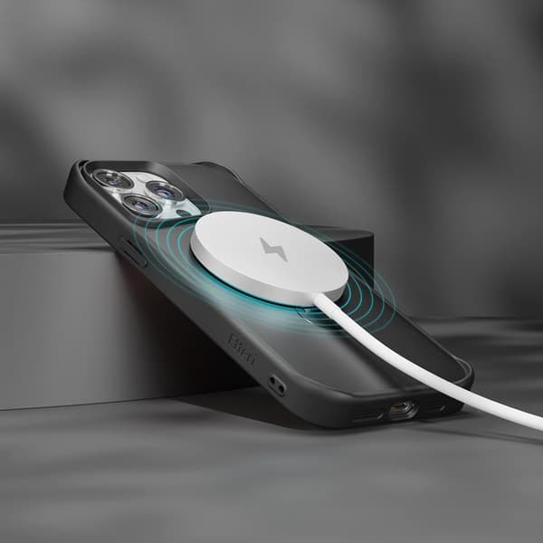 Etteri iPhone 15 Pro Max Mobilskal MagSafe Matt Ring - Svart