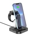 Miniatyrbild 1 av 5: Hoco 3-in-1 Trådlös Laddare iPhone, Apple Watch, AirPods - Svart