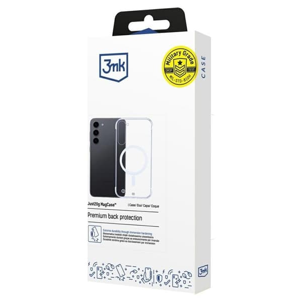 3MK Galaxy S23 Mobilskal MagSafe Just20g - Clear