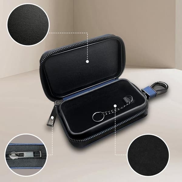 Tech-Protect KLR300 Keyless RFID Fodral Signal Blocker - Marinblå