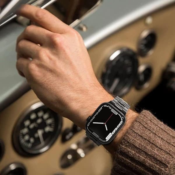Tech-Protect Apple Watch (44/45/46/49mm) Armband Lines - Titanium