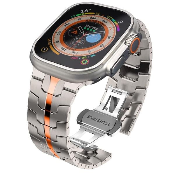 Tech-Protect Apple Watch (44/45/46/49mm) Armband Lines - Titanium