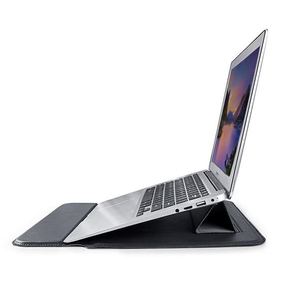 Devia Datorfodral 13.3" Läder Vattentätt MacBook fäste - Svart