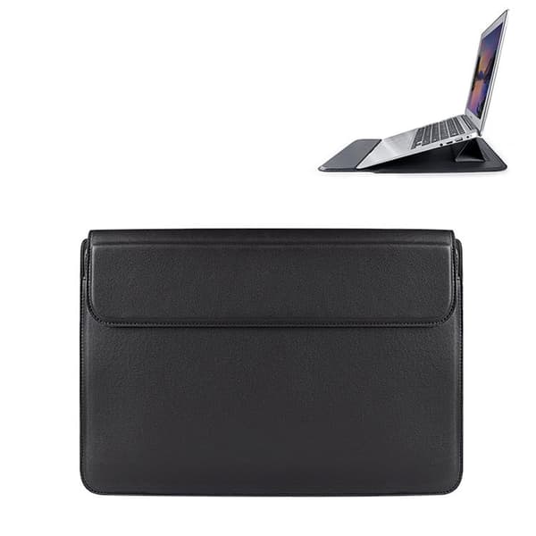 Devia Datorfodral 13.3" Läder Vattentätt MacBook fäste - Svart