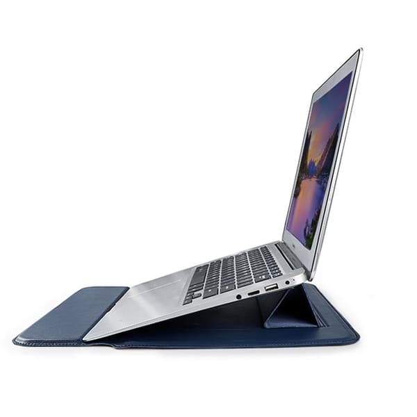 Devia Datorfodral 15.4" Läder Vattentätt MacBook fäste - Blå