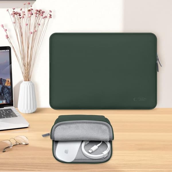 Tech-Protect Datorfodral Till (13-14") Neoslim - Midnight Grön
