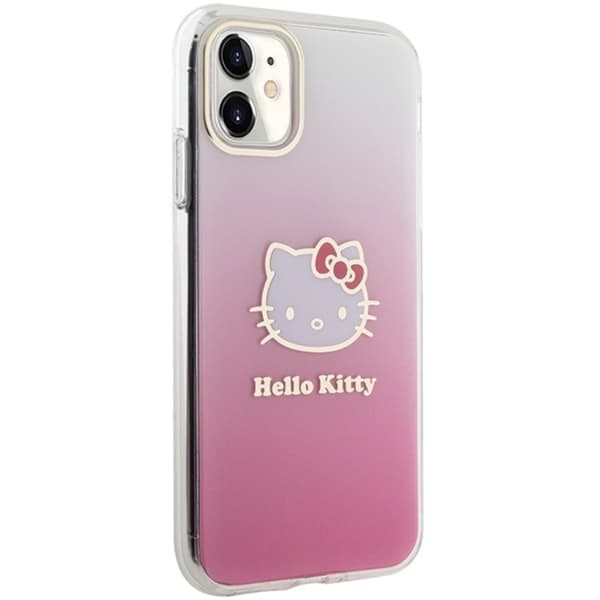 Hello Kitty iPhone 11/Xr Mobilskal Kitty On Bricks Graffiti - Vit