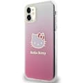 Miniatyrbild 2 av 5: Hello Kitty iPhone 11/Xr Mobilskal Kitty On Bricks Graffiti - Vit