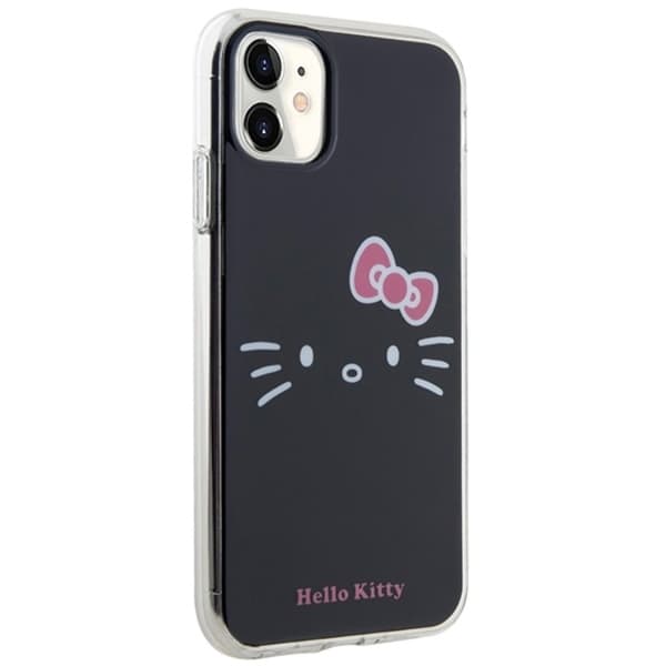 Hello Kitty iPhone 11/Xr Mobilskal Kitty Face - Svart