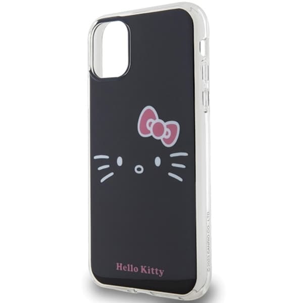 Hello Kitty iPhone 11/Xr Mobilskal Kitty Face - Svart