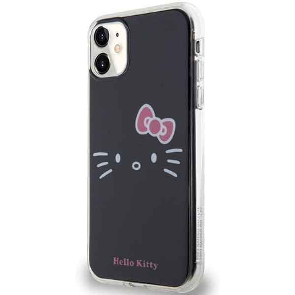 Hello Kitty iPhone 11/Xr Mobilskal Kitty Face - Svart