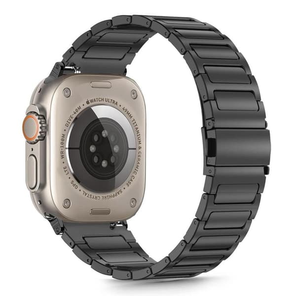 Tech-Protect Apple Watch (44/45/46/49mm) Armband Stainless Classic - Svart