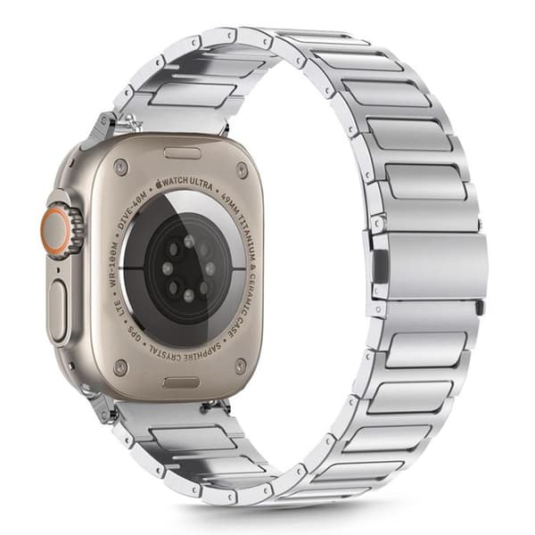 Tech-Protect Apple Watch (44/45/46/49mm) Armband Stainless Classic - Silver