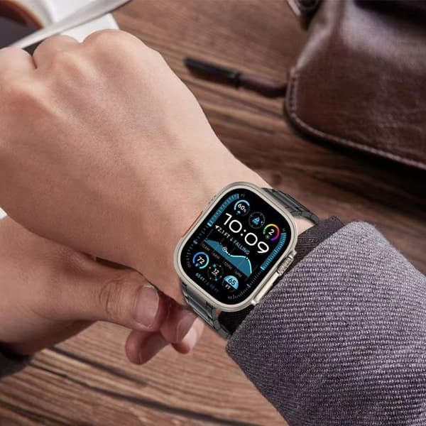 Tech-Protect Apple Watch (44/45/46/49mm) Armband Stainless Classic - Silver