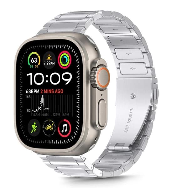 Tech-Protect Apple Watch (44/45/46/49mm) Armband Stainless Classic - Silver