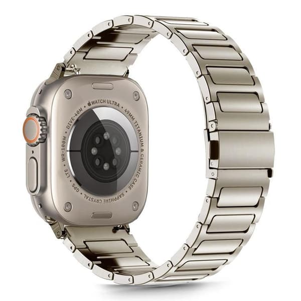 Tech-Protect Apple Watch (44/45/46/49mm) Armband Stainless Classic - Titanium