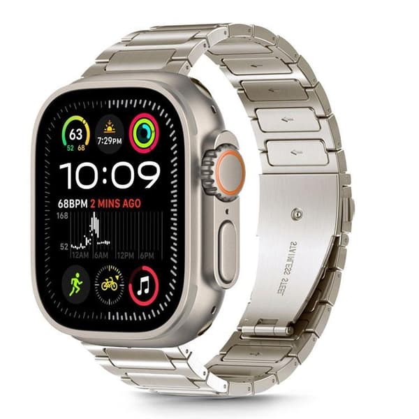 Tech-Protect Apple Watch (44/45/46/49mm) Armband Stainless Classic - Titanium
