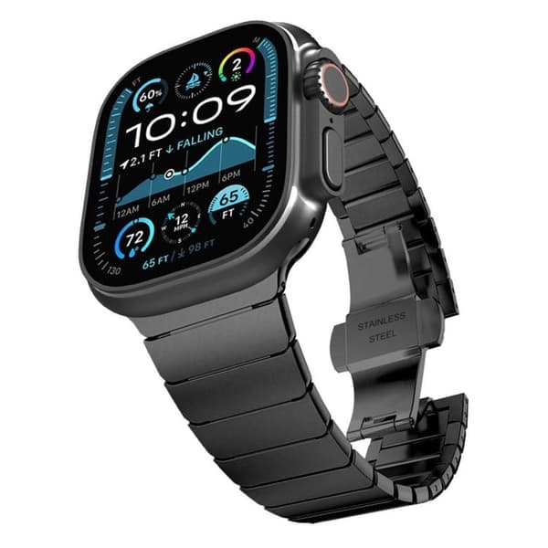 Tech-Protect Apple Watch (44/45/46/49mm) Armband Link - Svart