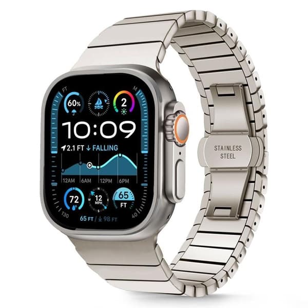 Tech-Protect Apple Watch (44/45/46/49mm) Armband Link - Titanium