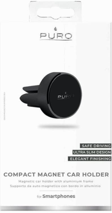 Puro Magsafe Mobilhållare För Luftventil, Magnetisk - Svart