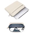 Miniatyrbild 5 av 5: Tech-Protect Laptop 13-14" Datorfodral Puffy - Sand