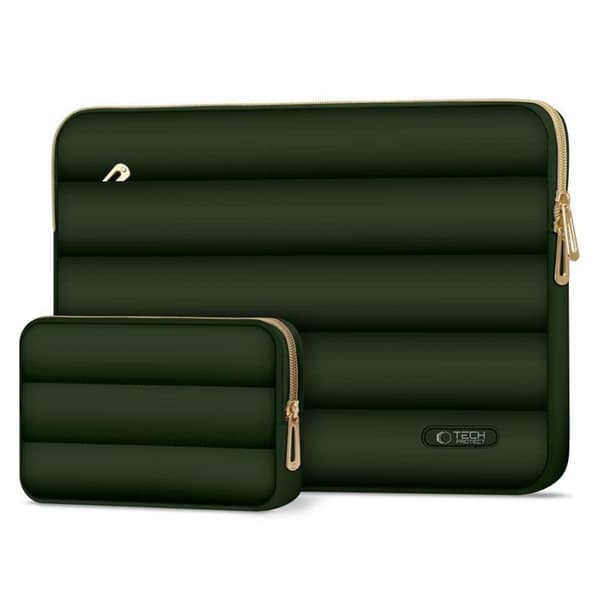Tech-Protect Laptop 13-14" Datorfodral Puffy - Grön