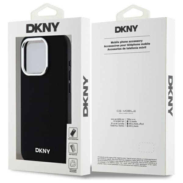 DKNY iPhone 15 Pro Mobilskal MagSafe Plain Logo - Svart