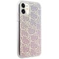 Miniatyrbild 4 av 5: Hello Kitty iPhone 11/Xr Mobilskal Crowded Kitty Head - Rosa