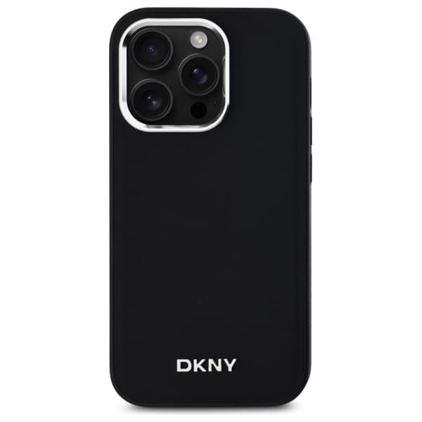 DKNY iPhone 14 Pro Mobilskal MagSafe Plain Logo - Svart