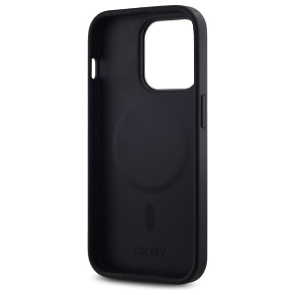 DKNY iPhone 14 Pro Mobilskal MagSafe Plain Logo - Svart