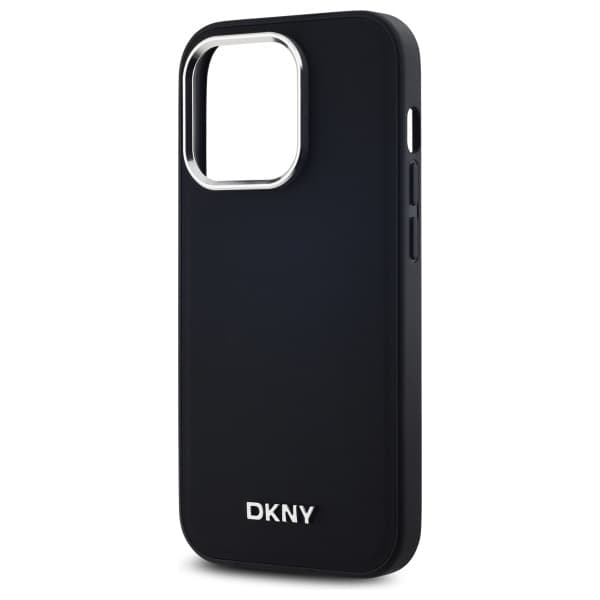 DKNY iPhone 14 Pro Mobilskal MagSafe Plain Logo - Svart