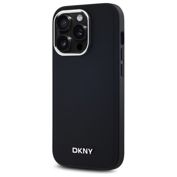 DKNY iPhone 14 Pro Mobilskal MagSafe Plain Logo - Svart