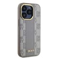 Miniatyrbild 4 av 5: DKNY iPhone 15 Pro Max Mobilskal MagSafe Läder Checkered Mono - Beige