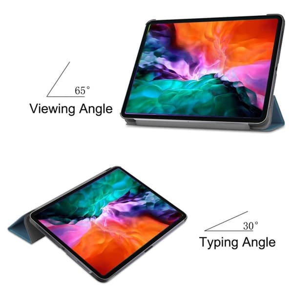 iPad Pro 12.9 (2021/2022) Fodral Tri-fold - Blå