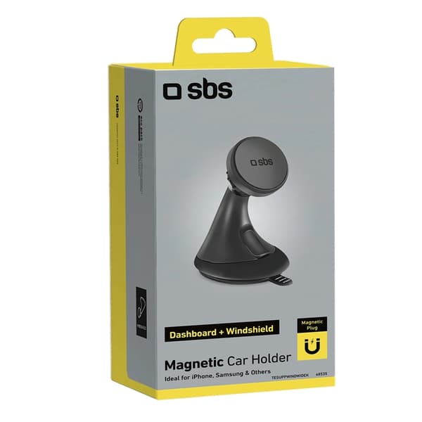 SBS Mobilhållare för Instrumentbräda Med Magsafe - Svart