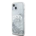 Miniatyrbild 3 av 8: DKNY iPhone 14 Mobilskal Liquid Glitter Big Logo - Vit