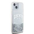 Miniatyrbild 4 av 8: DKNY iPhone 14 Mobilskal Liquid Glitter Big Logo - Vit