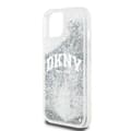 Miniatyrbild 6 av 8: DKNY iPhone 14 Mobilskal Liquid Glitter Big Logo - Vit