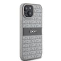 Miniatyrbild 4 av 8: DKNY iPhone 15/14 Plus Mobilskal Läder Mono Stripe & Metal Logo