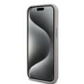 Miniatyrbild 5 av 8: DKNY iPhone 15/14 Plus Mobilskal Läder Mono Stripe & Metal Logo