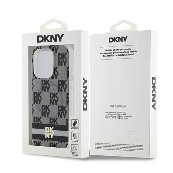 DKNY iPhone 14 Pro Max Mobilskal Magsafe IML Checkered Mono