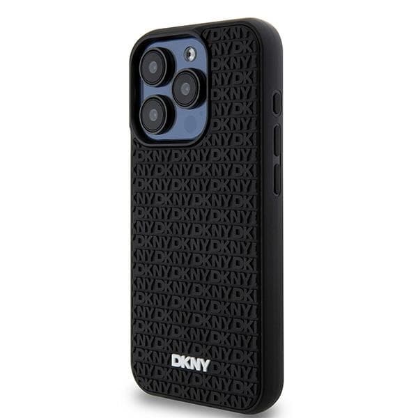 DKNY iPhone 15 Pro Mobilskal 3D Rubber Repeat Pattern