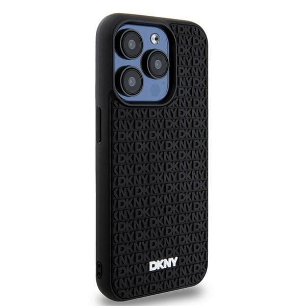 DKNY iPhone 15 Pro Mobilskal 3D Rubber Repeat Pattern