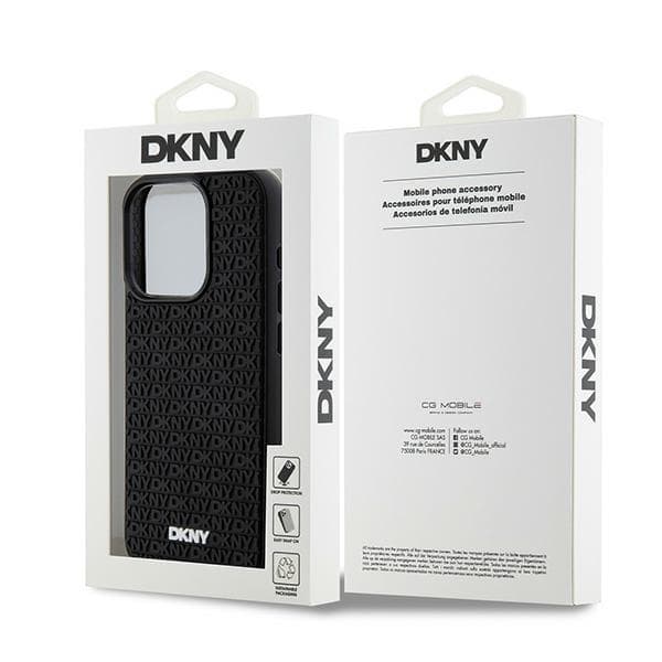 DKNY iPhone 15 Pro Mobilskal 3D Rubber Repeat Pattern