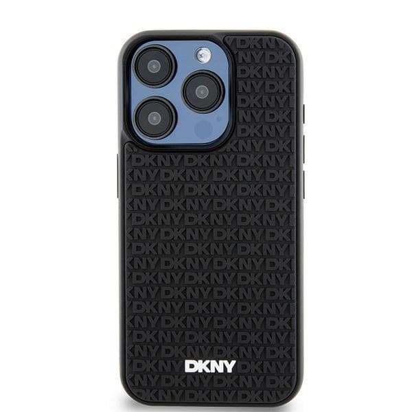 DKNY iPhone 15 Pro Mobilskal 3D Rubber Repeat Pattern