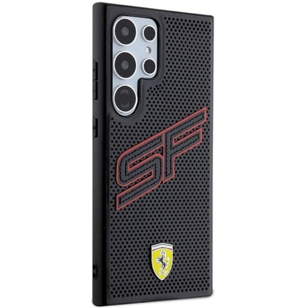 Ferrari Galaxy S24 Ultra Mobilskal Big SF Perforated - Svart