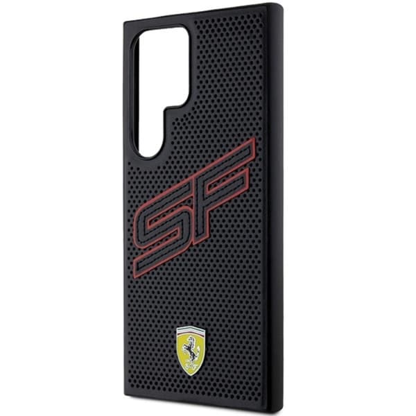 Ferrari Galaxy S24 Ultra Mobilskal Big SF Perforated - Svart